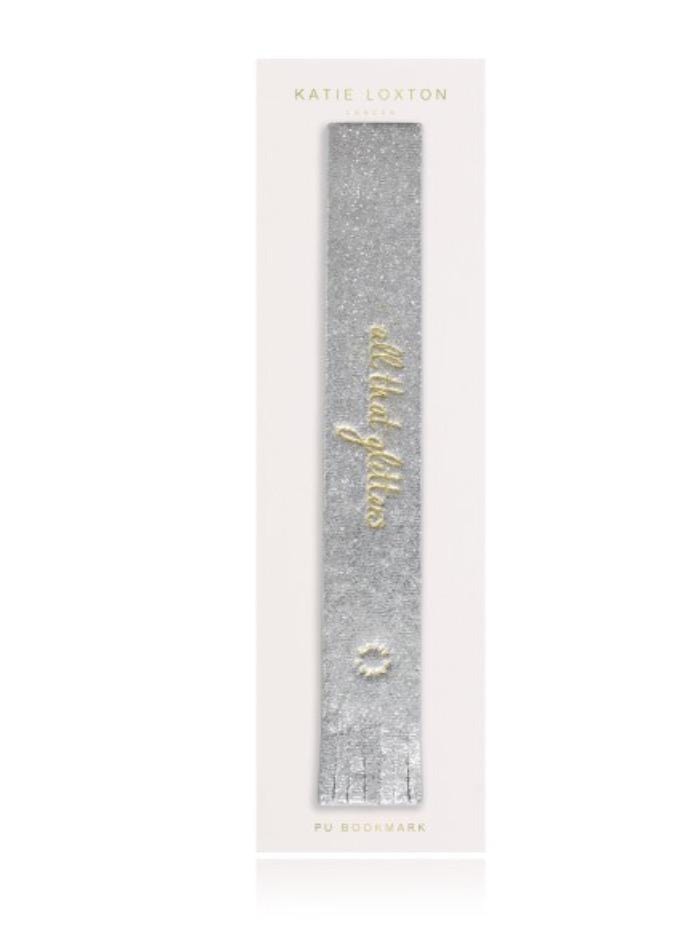 Katie Loxton Gifts One Size Katie Loxton All That Glitters Bookmark Metallic Silver izzi-of-baslow