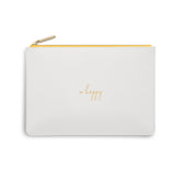 Katie Loxton Gifts One Size Katie Loxton Be Happy Colour Pop Perfect Pouch in White KLB747 izzi-of-baslow