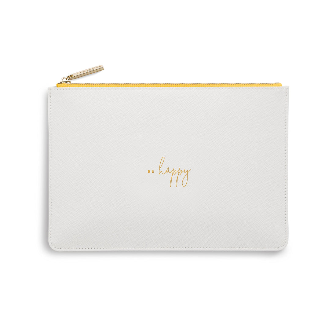 Katie Loxton Gifts One Size Katie Loxton Be Happy Colour Pop Perfect Pouch in White KLB747 izzi-of-baslow