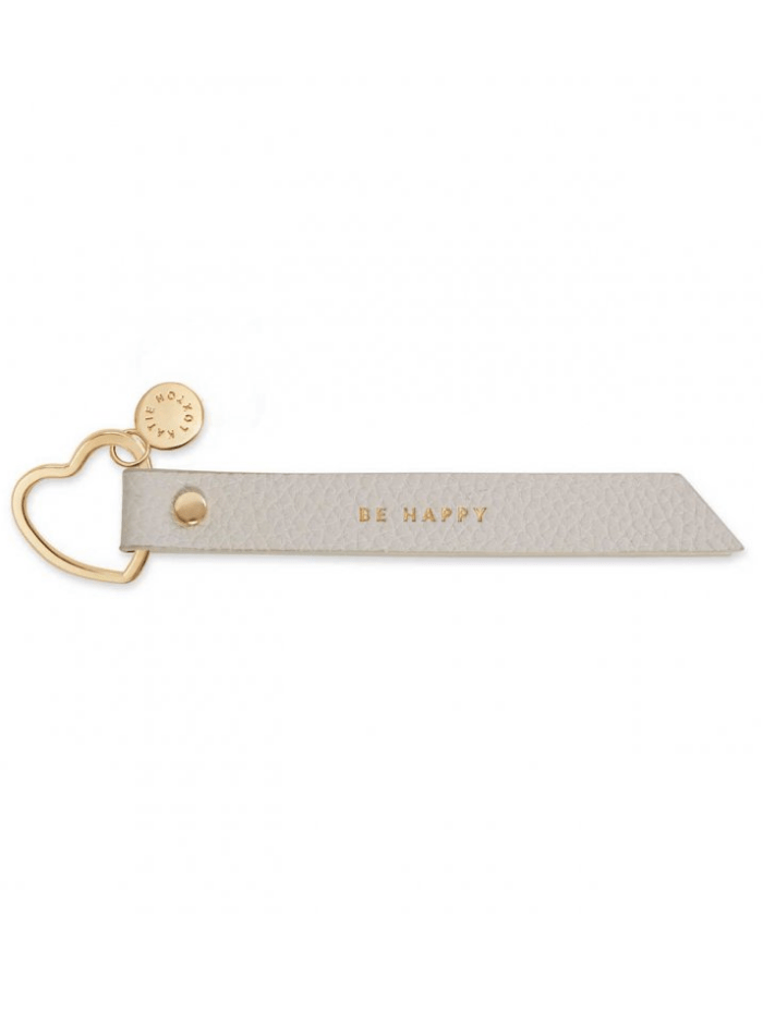 Katie Loxton Gifts One Size Katie Loxton Be Happy Grey Flag Keyring KLB1307 izzi-of-baslow