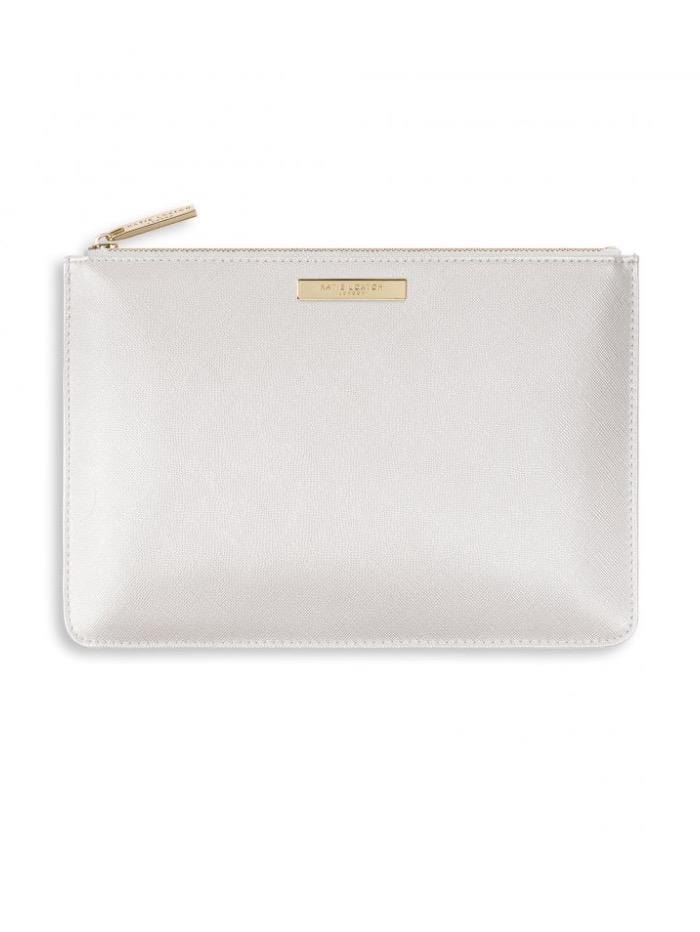 Katie Loxton Gifts One Size Katie Loxton Beautiful Bridesmaid Pearlescent White Secret Message Pouch KLB482 S izzi-of-baslow