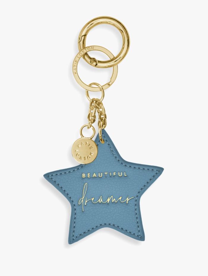 Katie Loxton Gifts One Size Katie Loxton Beautiful Dreamer Star Keyring Blue KLB1671 izzi-of-baslow