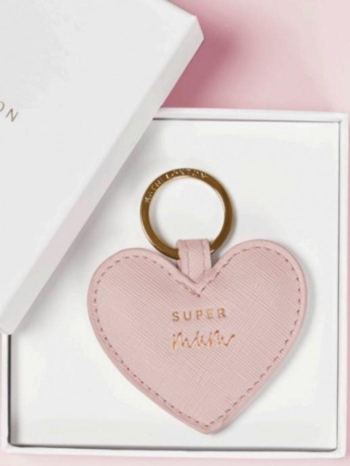 Katie Loxton Gifts One Size Katie Loxton Beautifully Boxed Sentiment Keyring Super Mum KLB1296 izzi-of-baslow