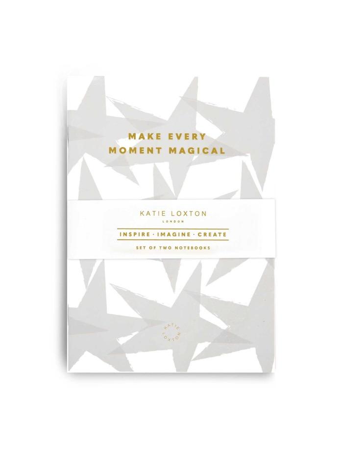 Katie Loxton Gifts One Size Katie Loxton Duo Pack Notebooks ‘Make Every Moment Magical’ KLST S izzi-of-baslow