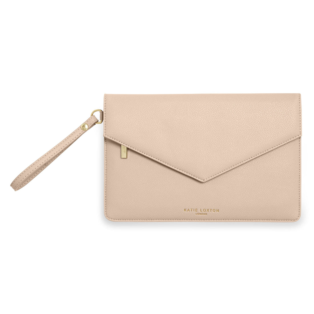Katie Loxton Gifts One Size Katie Loxton Esme Envelope Nude Pink Clutch Bag KLB797 izzi-of-baslow