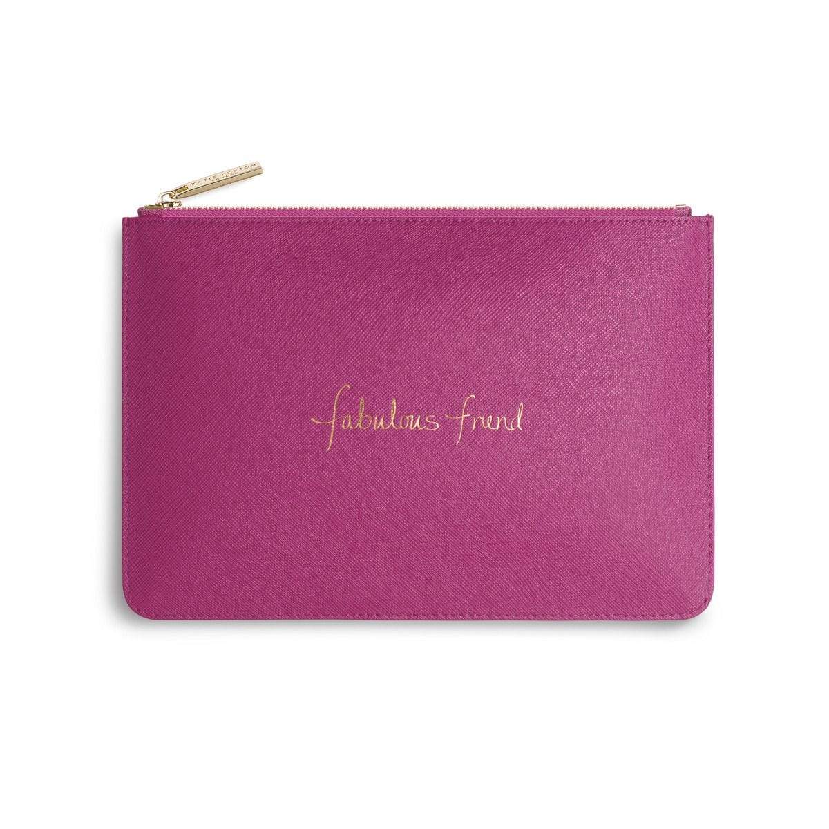 Katie Loxton Gifts One Size Copy of Katie Loxton S Fabulous Friend Perfect Pouch in Purple KLB207 izzi-of-baslow