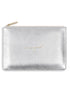 Katie Loxton Gifts One Size Katie Loxton Fabulous Friend Perfect Pouch in Silver KLB495 S izzi-of-baslow
