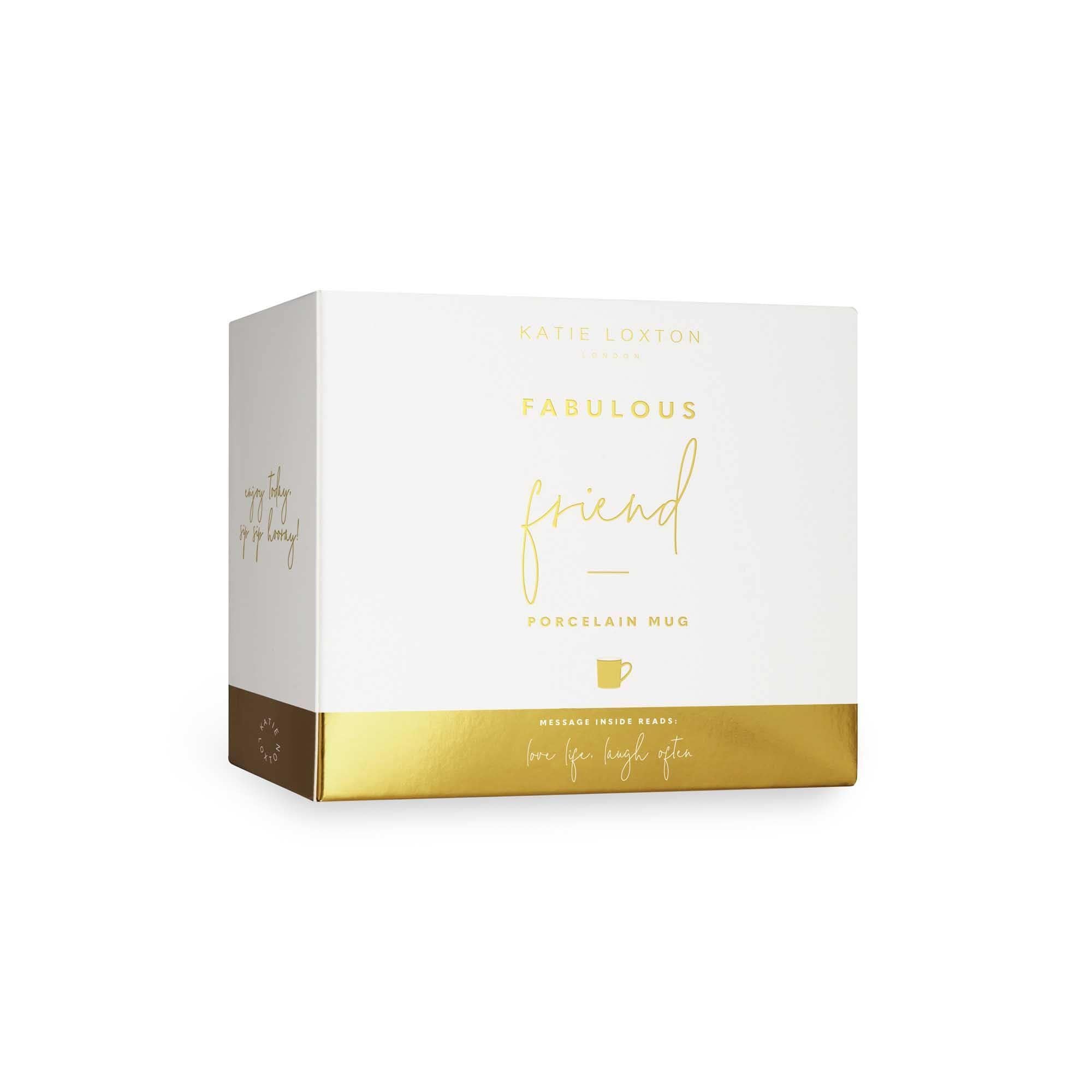 Katie Loxton Gifts One Size Katie Loxton Fabulous Friend Porcelain Mug KLCW005 izzi-of-baslow