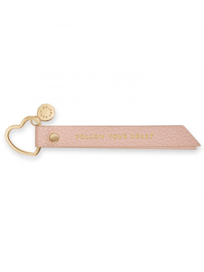 Katie Loxton Gifts One Size Katie Loxton Follow Your Heart Blush Pink Keyring KLB1664 izzi-of-baslow