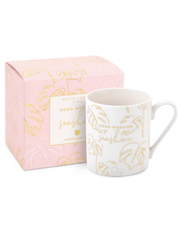 Katie Loxton Gifts One Size Katie Loxton Good Morning Sunshine Porcelain Heart Mug KLCW070 izzi-of-baslow