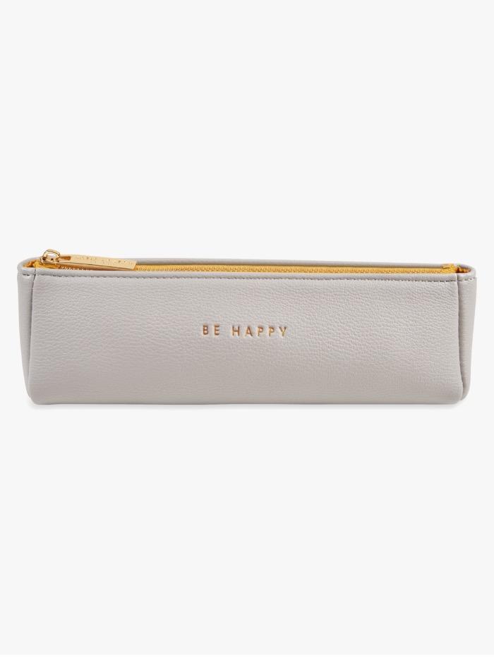 Katie Loxton Gifts One Size Katie Loxton Grey Pencil Case Be Happy Magical KLST121 izzi-of-baslow