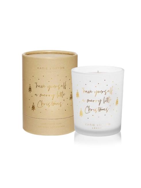Katie Loxton Gifts One Size Katie Loxton Have Yourself A Merry Little Christmas Candle Christmas Pine KLC125 izzi-of-baslow