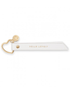 Katie Loxton Gifts One Size Katie Loxton Hello Lovely White Key Ring KLB1663 izzi-of-baslow