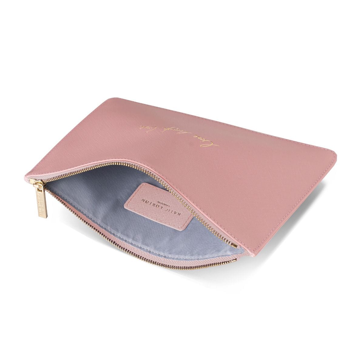 Katie Loxton Gifts One Size Katie Loxton Live Laugh Love Perfect Pouch in Pink KLB201 izzi-of-baslow