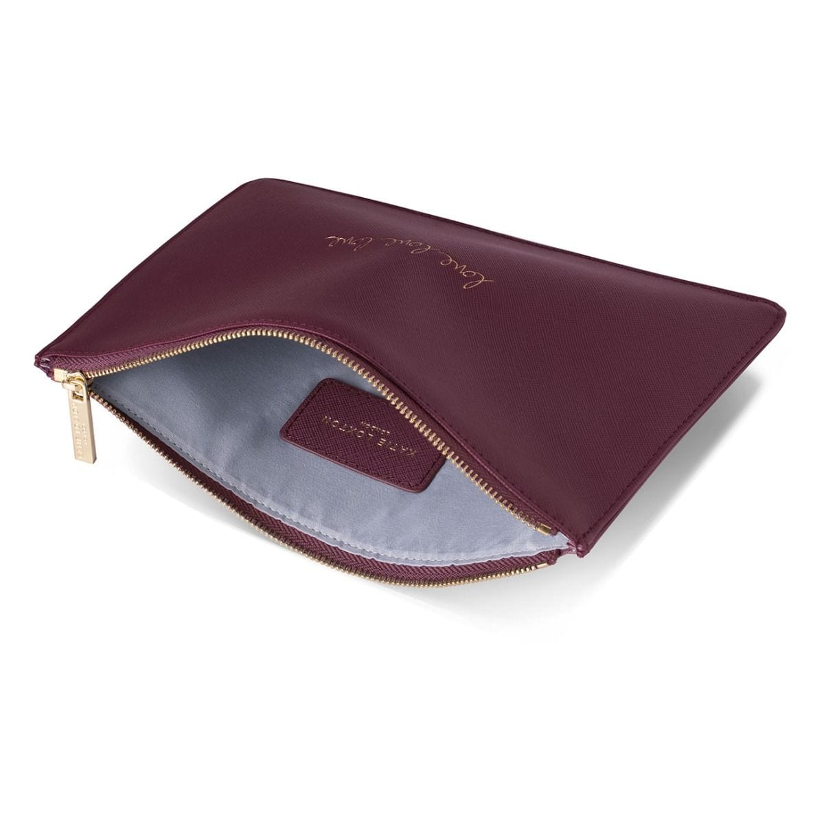 Katie Loxton Gifts One Size Katie Loxton Love Love Love Perfect Pouch in Burgundy KLB210 izzi-of-baslow