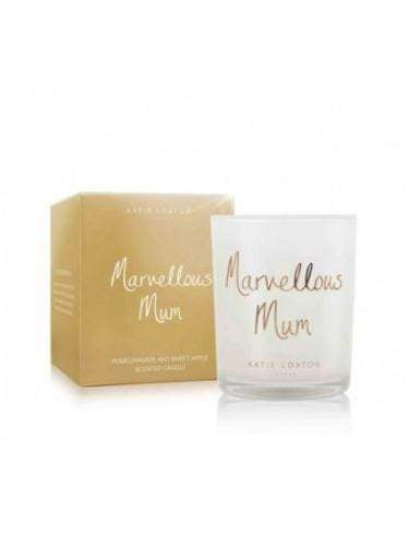 Katie Loxton Gifts One Size Katie Loxton Marvellous Mum Candle Pomegranate and Sweet Apple KLC063 izzi-of-baslow