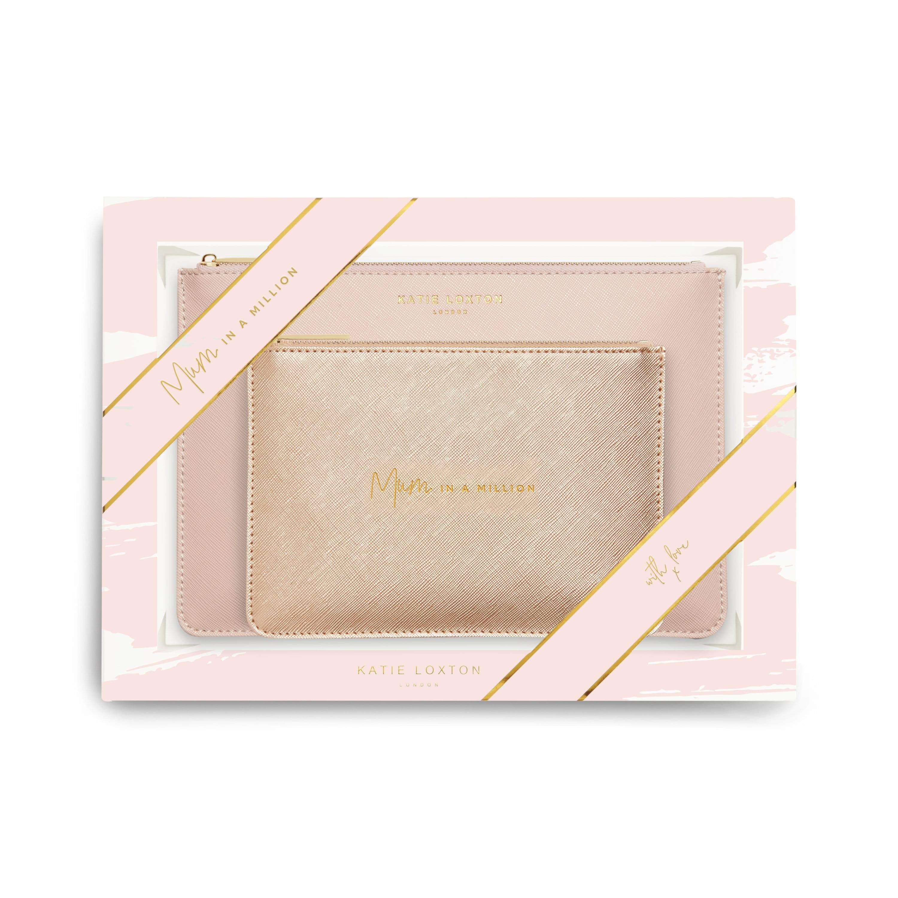 Katie Loxton Gifts One Size Katie Loxton Mum In A Million Perfect Pouch in Pink KLB766 izzi-of-baslow