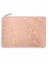 Katie Loxton Gifts One Size Katie Loxton Perfect Pouch Pink With Gold Heart Print KLB756 izzi-of-baslow