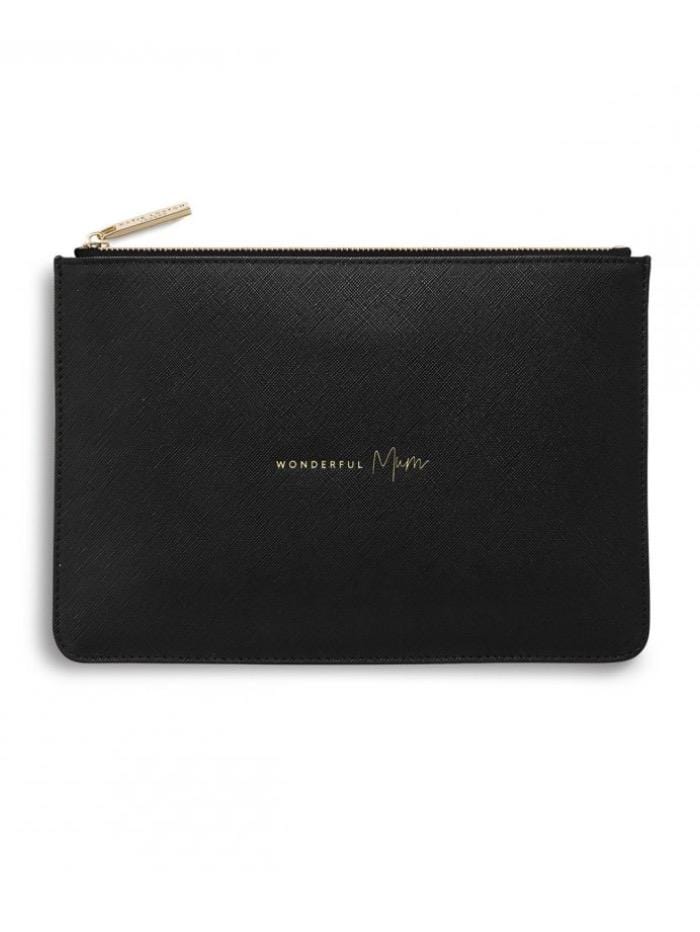 Katie Loxton Gifts One Size Katie Loxton Perfect Pouch Wonderful Mum KLB Black S izzi-of-baslow