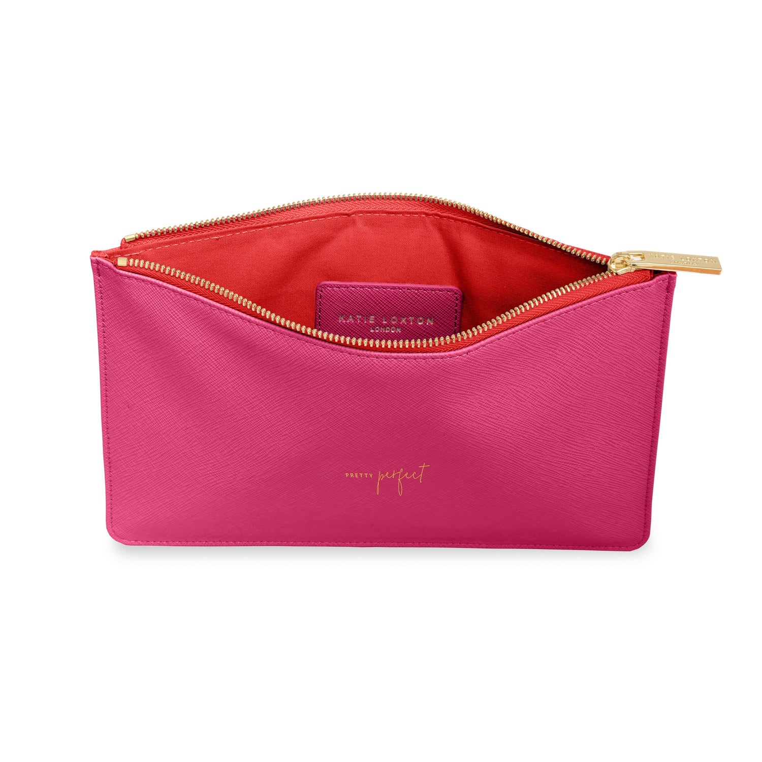 Katie Loxton Gifts One Size Katie Loxton Pretty Perfect Colour Pop Pouch in Hot Pink KLB746 izzi-of-baslow