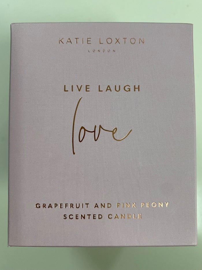 Katie Loxton Gifts One Size Katie Loxton S Live Laugh LOVE Candle KLC209 izzi-of-baslow