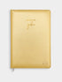 Katie Loxton Gifts One Size Katie Loxton S Medium Words Are Golden Notebook Metallic Gold KLST004 izzi-of-baslow