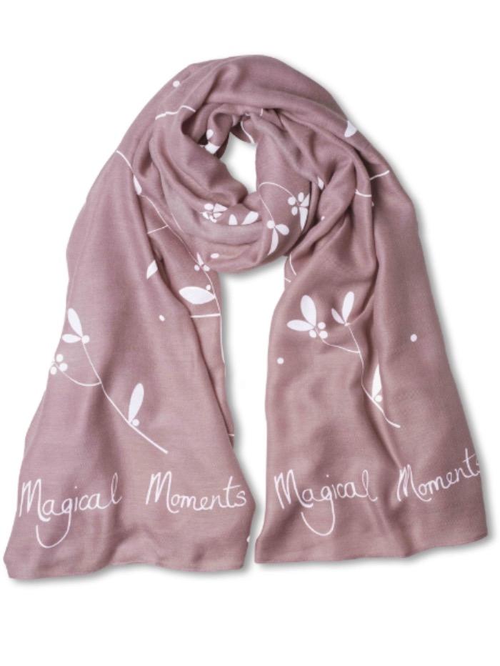 Katie Loxton Gifts One Size Katie Loxton Soft Magical Moments Scarf Pale Pink KLS060 izzi-of-baslow