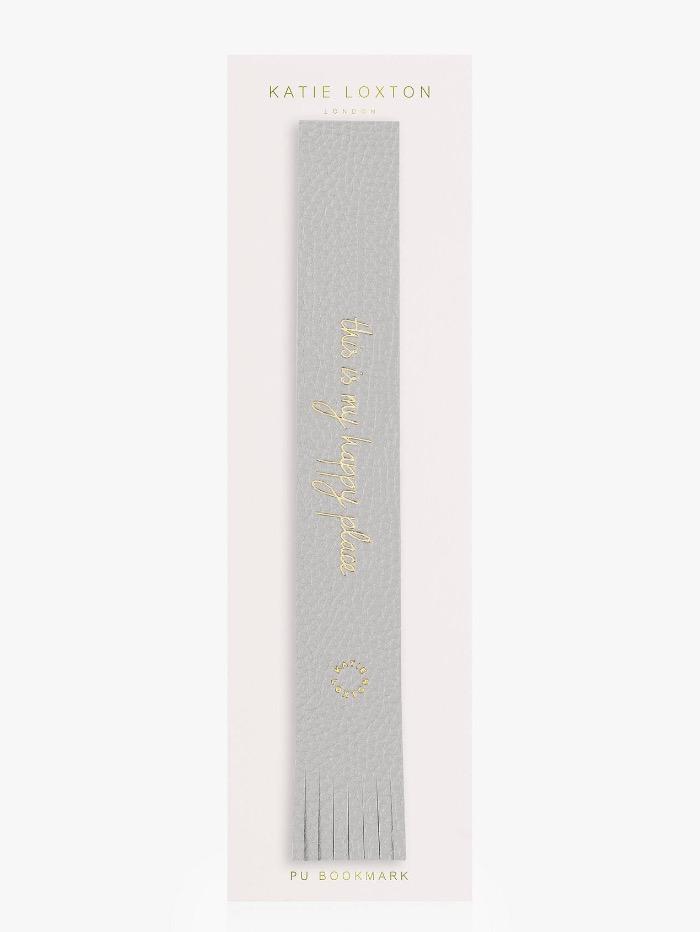 Katie Loxton Gifts One Size Katie Loxton ‘This Is My Happy Place’ Bookmark Grey S izzi-of-baslow