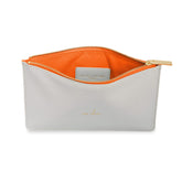 Katie Loxton Gifts One Size Katie Loxton Tres Chic Perfect Pouch Pale Grey KLB745 izzi-of-baslow