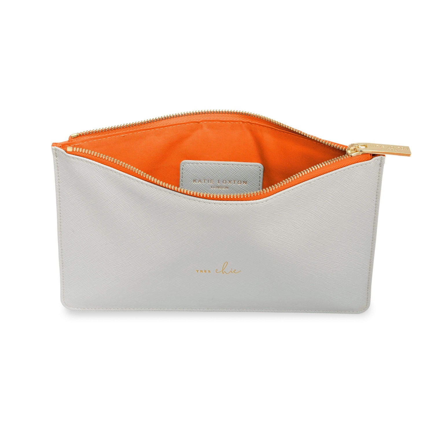 Katie Loxton Gifts One Size Katie Loxton Tres Chic Perfect Pouch Pale Grey KLB745 izzi-of-baslow