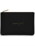 Katie Loxton Gifts One Size Katie Loxton Wonderful Friend Perfect Pouch in Black KLB1069 izzi-of-baslow