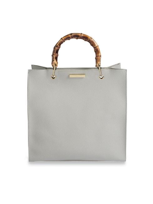 Katie Loxton Handbags One Size Katie Loxton Amelie Bamboo Tote Bag Grey KLB400 S izzi-of-baslow