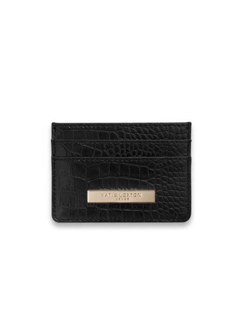 Katie Loxton Handbags One Size Katie Loxton Black Celine Croc Cardholder KLB631 izzi-of-baslow