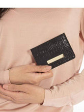 Katie Loxton Handbags One Size Katie Loxton Black Celine Croc Cardholder KLB631 izzi-of-baslow