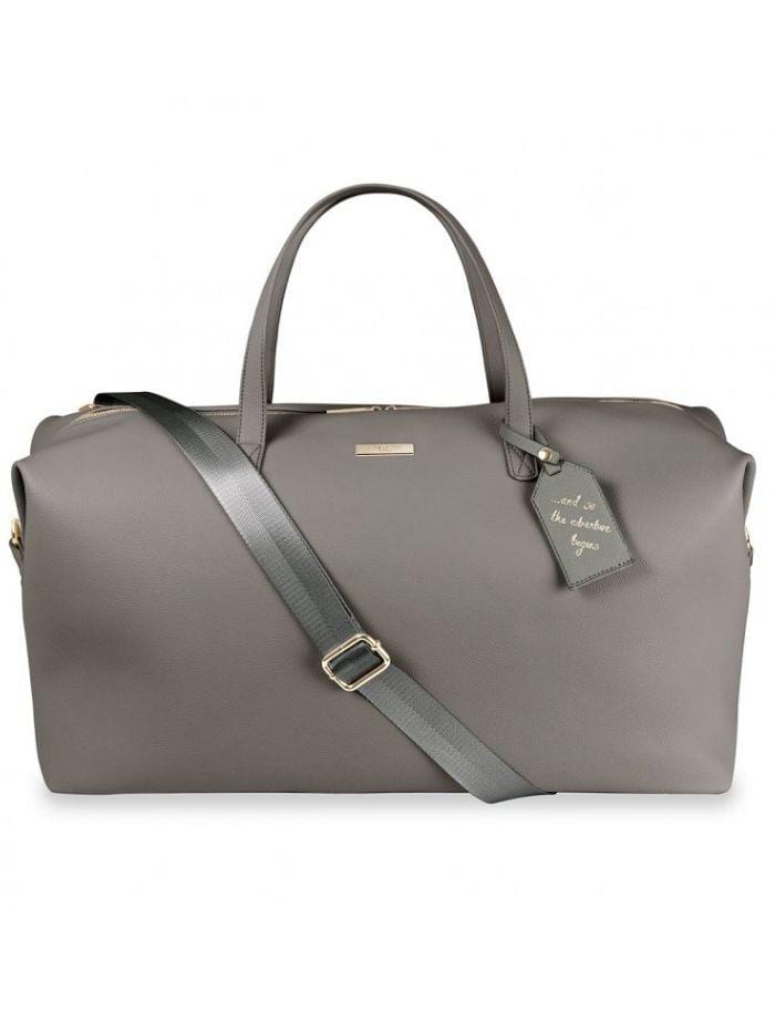 Katie Loxton Handbags One Size Katie Loxton Charcoal Weekend Away Holdall Duffle Bag KLB940 izzi-of-baslow