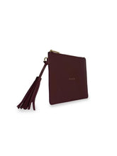 Katie Loxton Handbags One Size Katie Loxton Love Love Love Florrie Tassel Pouch Mulberry KLB370 izzi-of-baslow