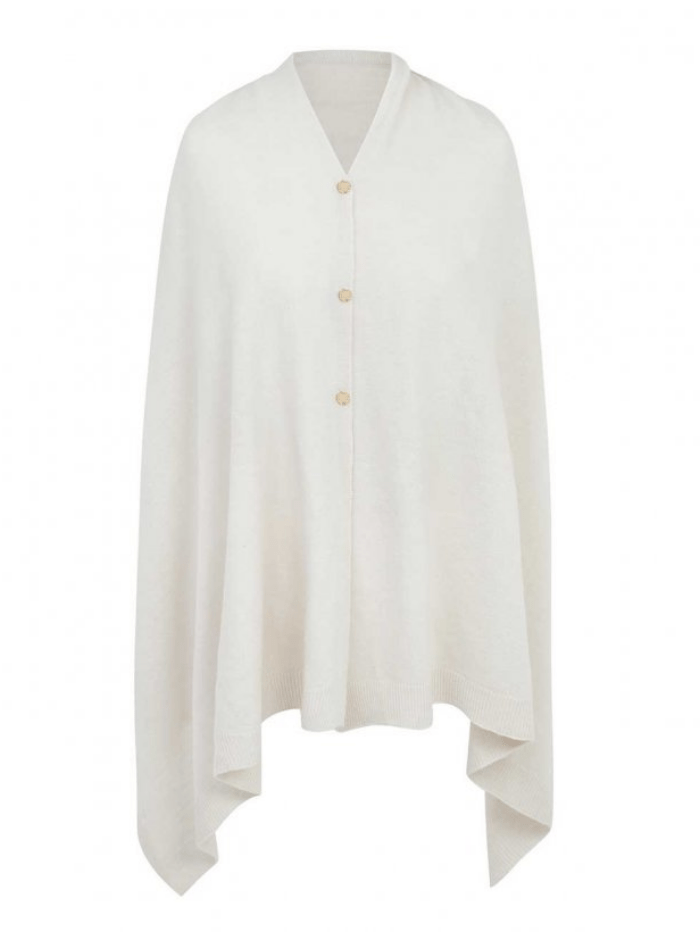 Katie Loxton Knitwear One Size Katie Loxton Eve Multiway Poncho Cream KLS268 izzi-of-baslow