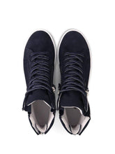 Kennel & Schmenger Shoes Kennel and Schmenger Ocean Navy and White Soft Nubuck Hi Top Trainer 51-15750-659-001 izzi-of-baslow