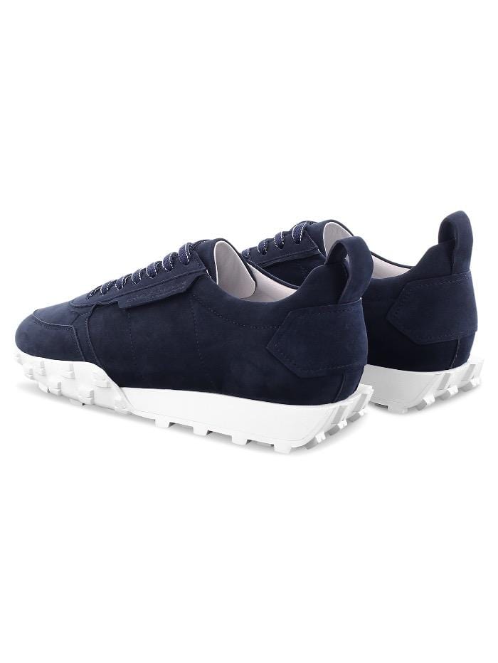 Kennel &amp; Schmenger Shoes Kennel and Schmenger Ocean Navy and White Soft Nubuck Trainer 51-26400-659-001 izzi-of-baslow