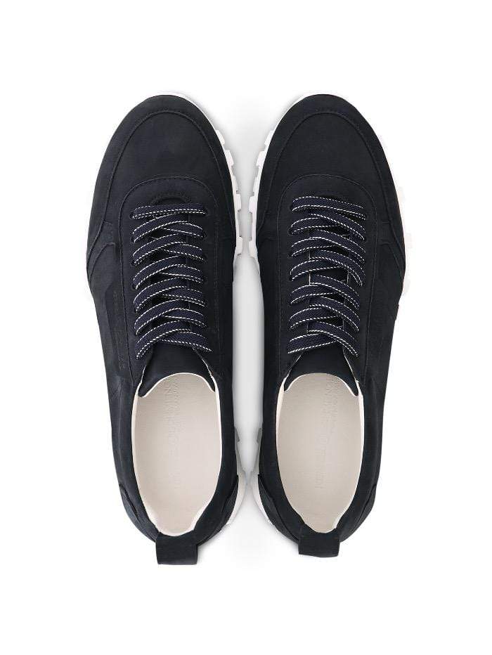 Kennel &amp; Schmenger Shoes Kennel and Schmenger Ocean Navy and White Soft Nubuck Trainer 51-26400-659-001 izzi-of-baslow