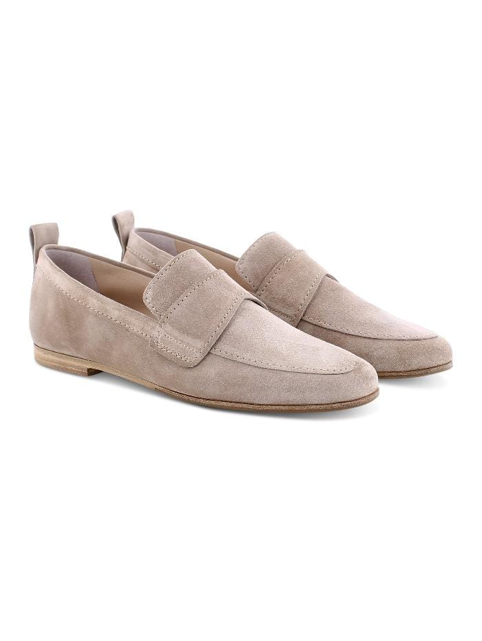 Kennel &amp; Schmenger Shoes Kennel and Schmenger Tara Beige Suede Loafer 51-22660-451 izzi-of-baslow