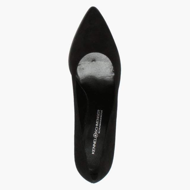 Kennel &amp; Schmenger Shoes Kennel &amp; Schmenger Black Suede Court Shoes 21-77200-480 izzi-of-baslow