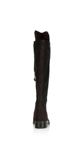 Kennel & Schmenger Shoes Kennel & Schmenger Blues Long Flat Boots in Mocca Suede 81-24160-502 izzi-of-baslow