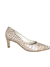 Kennel & Schmenger Shoes Kennel & Schmenger Enney Kitten Heel Court Shoes Icey Kroko 31-64600-324 izzi-of-baslow