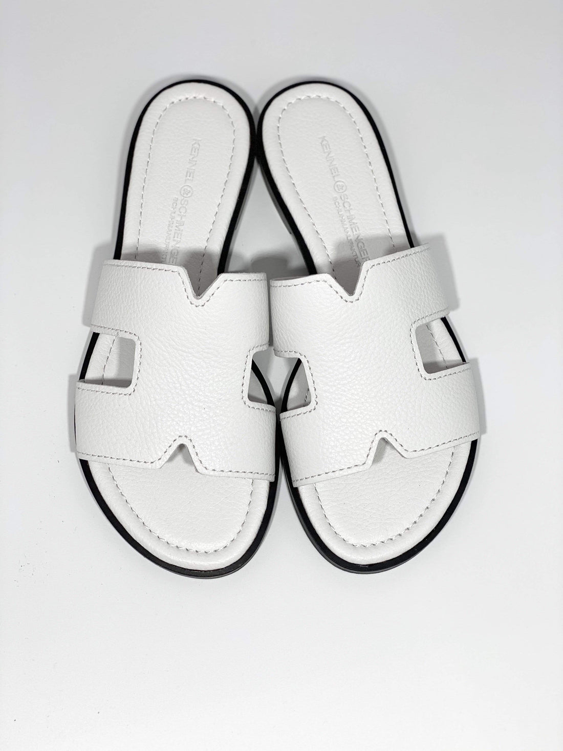 Kennel &amp; Schmenger Shoes Kennel &amp; Schmenger Kito White Flat Sandal  31-96650-223 izzi-of-baslow