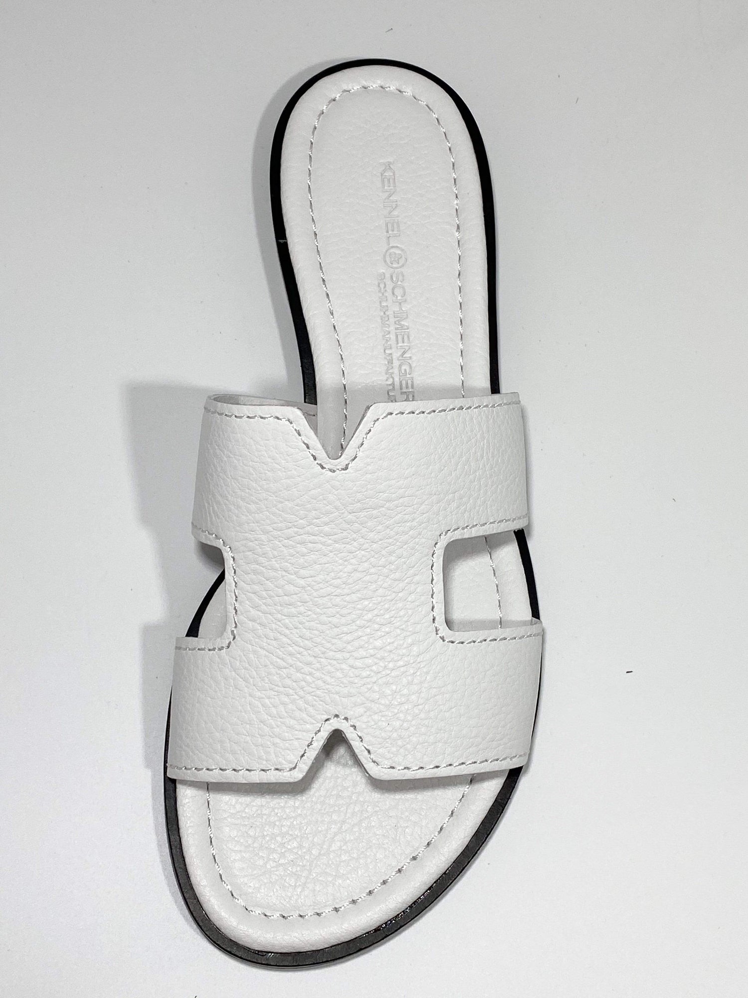 Kennel &amp; Schmenger Shoes Kennel &amp; Schmenger Kito White Flat Sandal  31-96650-223 izzi-of-baslow