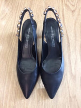 Kennel & Schmenger Shoes Kennel & Schmenger Kitten Heel Jewelled Sling Black 91-46960-310 izzi-of-baslow