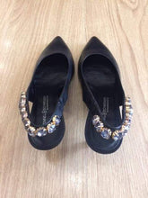 Kennel & Schmenger Shoes Kennel & Schmenger Kitten Heel Jewelled Sling Black 91-46960-310 izzi-of-baslow