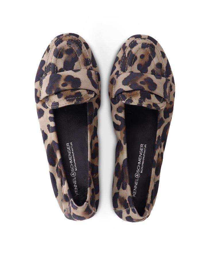 Kennel &amp; Schmenger Shoes Kennel &amp; Schmenger Malu Jaguar Print Flat Shoes 71-10810-445 izzi-of-baslow