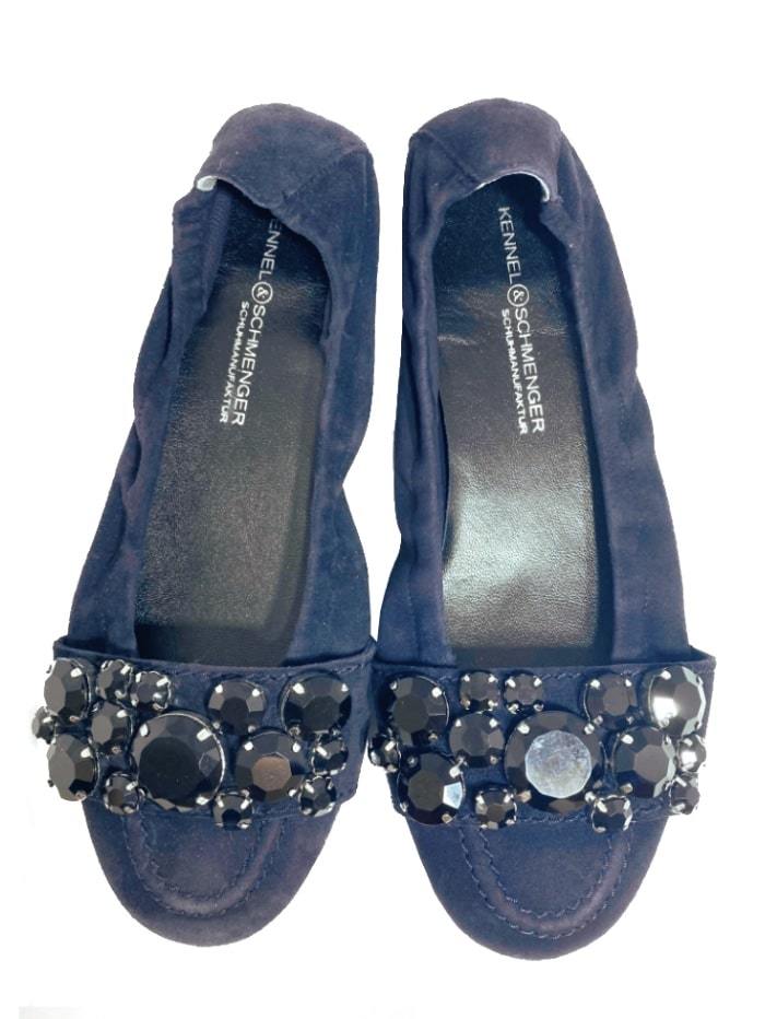 Kennel &amp; Schmenger Shoes Kennel &amp; Schmenger Malu Navy Pump with Black Jewels 21-10450-489 izzi-of-baslow